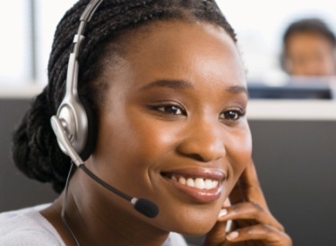 Black Customer Service Agent