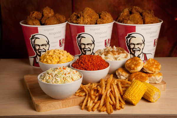 KFC with logo