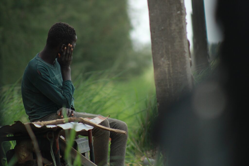 Sad Malawian Boy