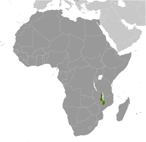 Locate Malawi On Africa Map