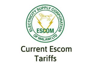 Latest Escom Malawi Tariffs