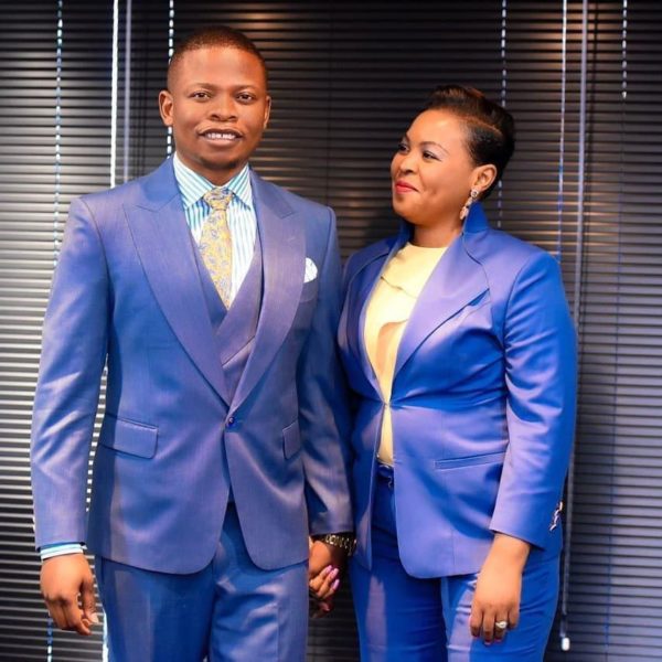 Bushiri with his wife happy