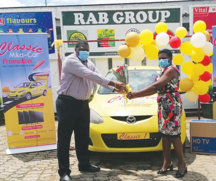 Woman wins car in Rab Promotion