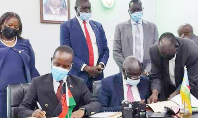 Malawi, South Sudan sign $150 million deal