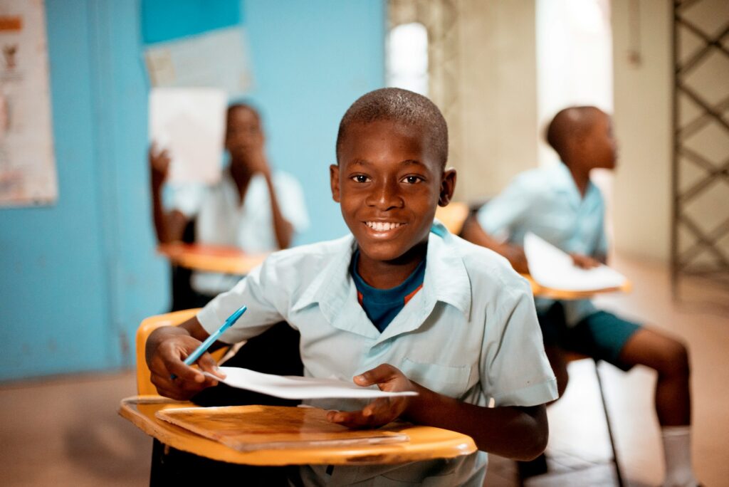 Young Malawian Student Boy