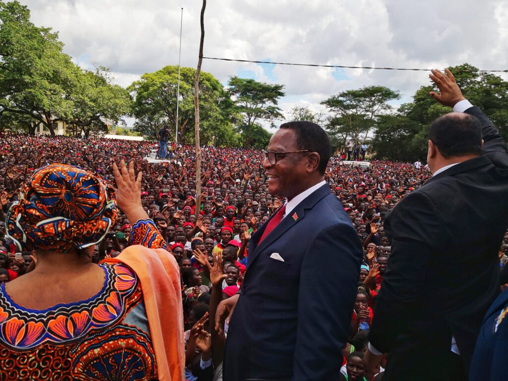 Lazarus Chakwera At Rally