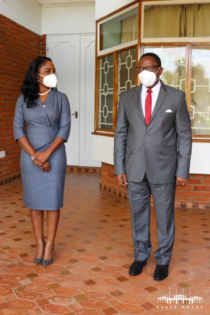 Lazarus Chakwera At State House