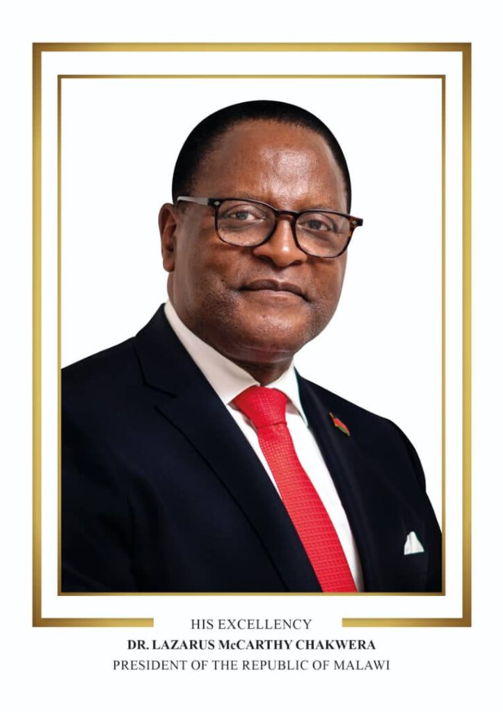 Lazarus Chakwera Is President Of Malawi Frame