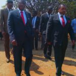 Lazarus Chakwera Outside Court With Chilima