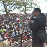 Lazarus Chakwera With Mcp Flag