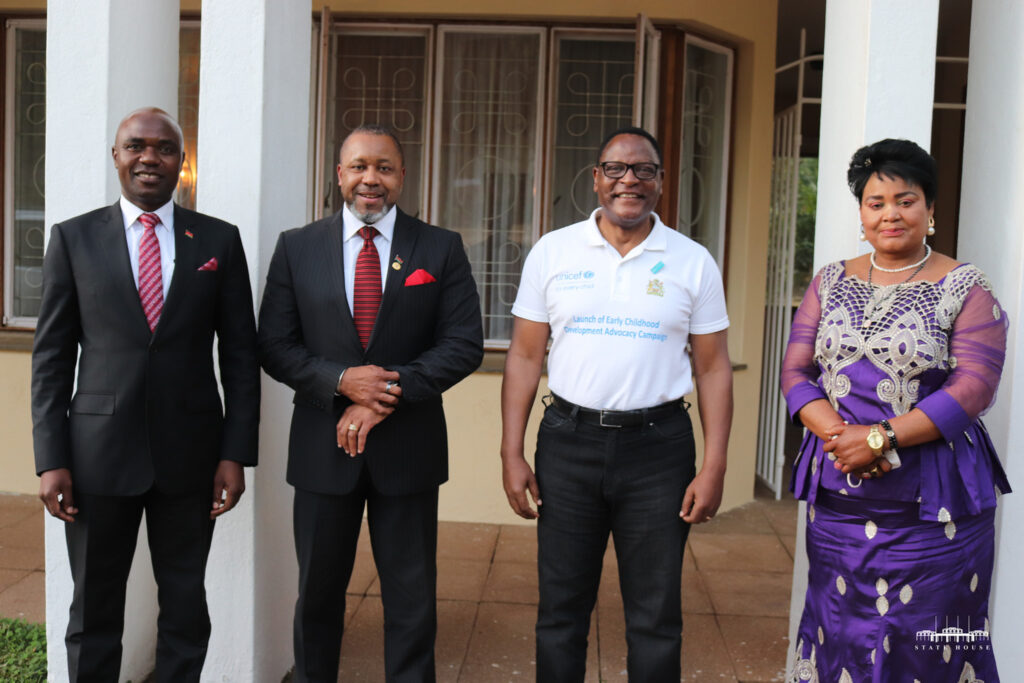 Lazarus Chakwera With Malawi Ministers