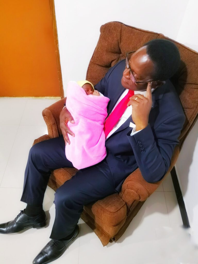 Lazarus Chakwera With Grand Child