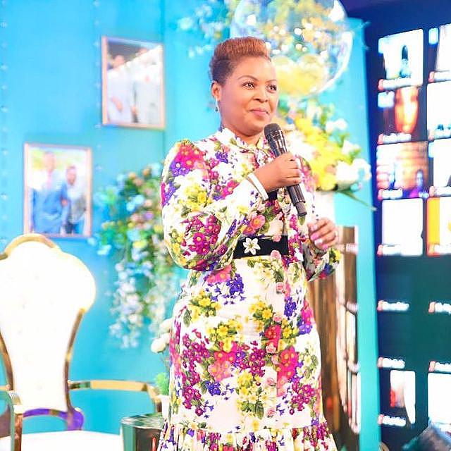 Mary Bushiri Flowered Dress