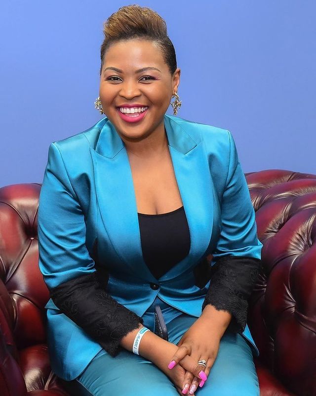 Mary Bushiri Greenish Color Outfit