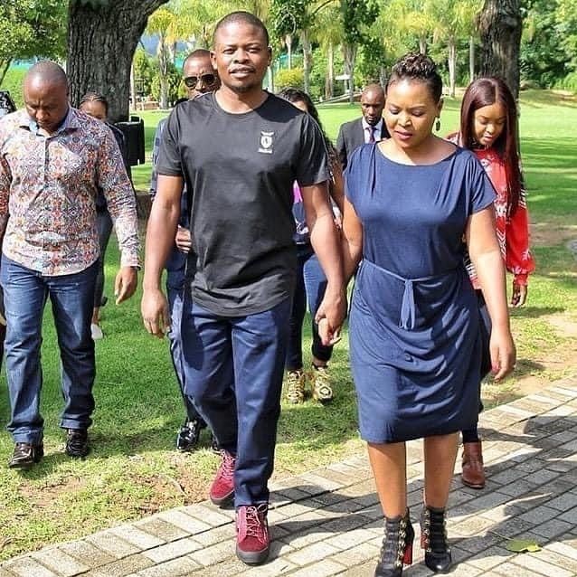Mary Bushiri Walking With Husband