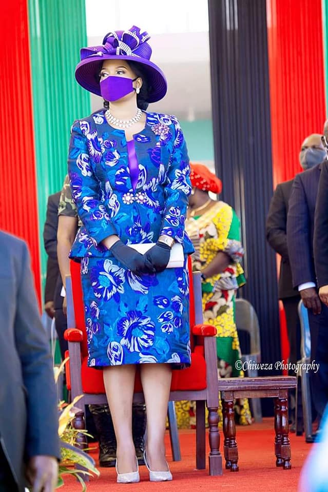 Mary Chilima Full Purple Outfit Style