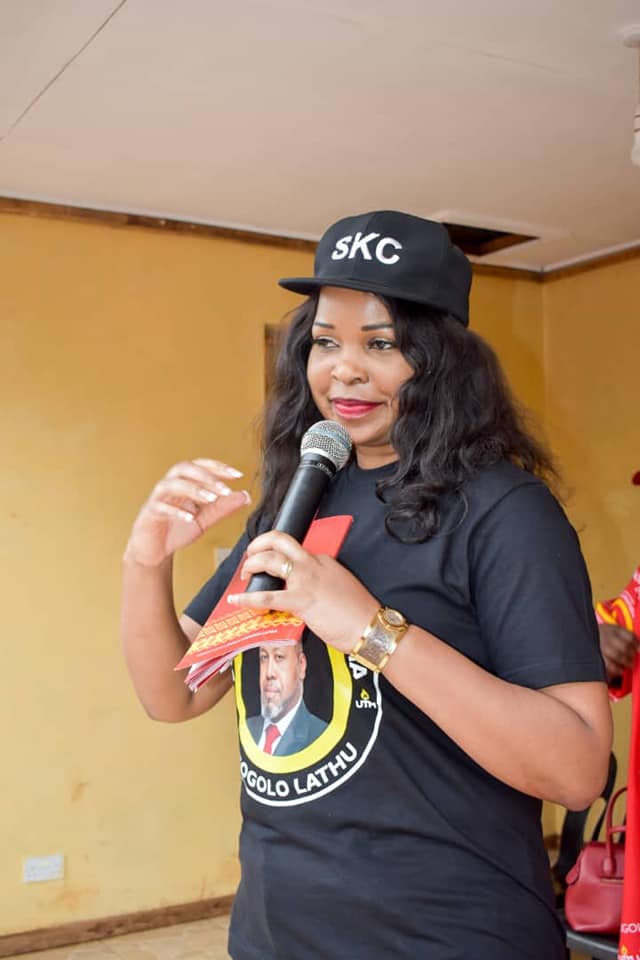 Mary Chilima Wearing Skc Hat
