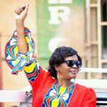 Monica Chakwera Raising Fist