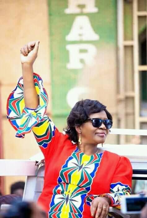 Monica Chakwera Raising Fist