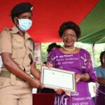 Monica Chakwera With Female Police