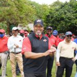 Saulos Chilima Smiling At Golf Tournament