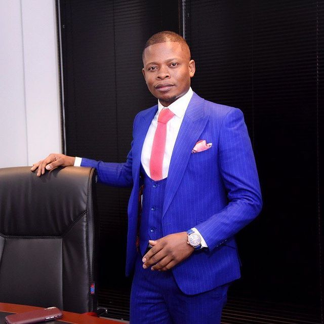 Shepherd Bushiri All Blue Suit