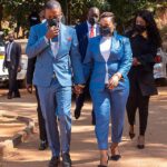 Shepherd Bushiri Walking With Mary With Both Wearing Masks