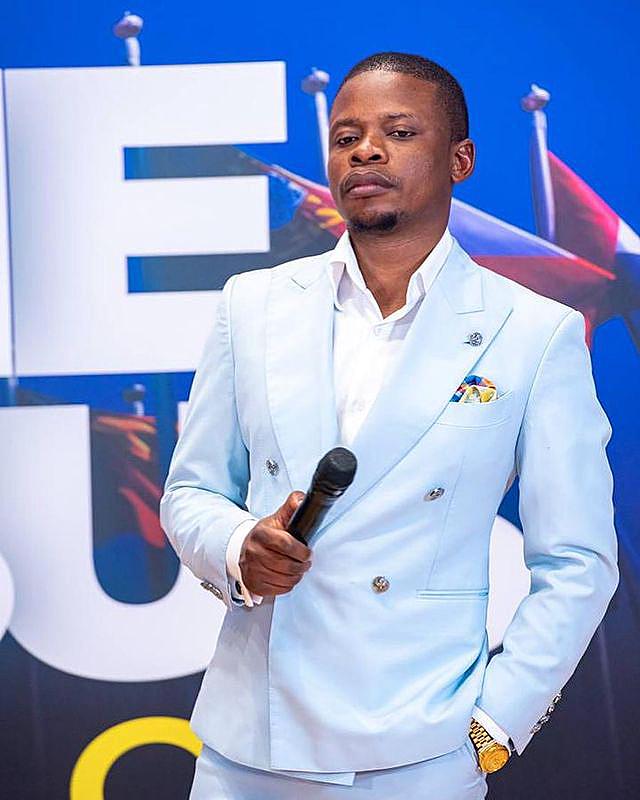 Shepherd Bushiri With Mic