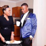 Shepherd Bushiri With Wife Having Tea