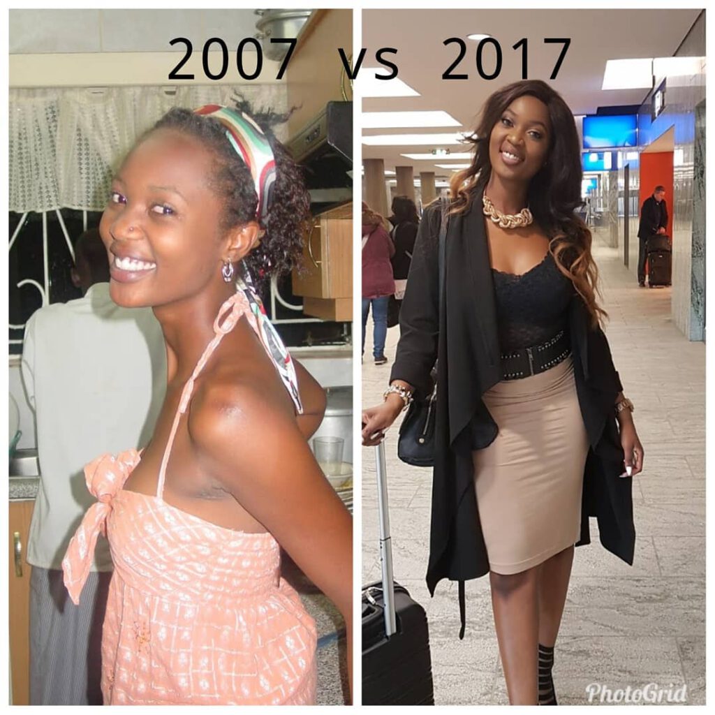 Zani Challe When She Was Young Now And Then