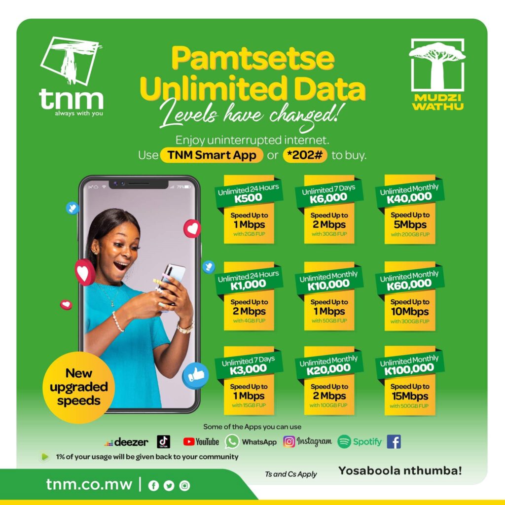 Tnm Unlimited Data Bundles Poster