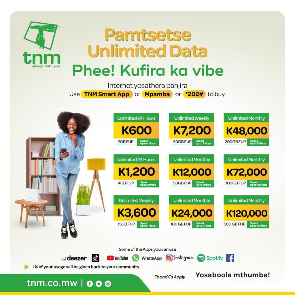 TNM Unlimited Data Bundles Pamtsetse Guide Business Malawi tnm-unlimited-data-bundles-pamtsetse-guide-business-malawi