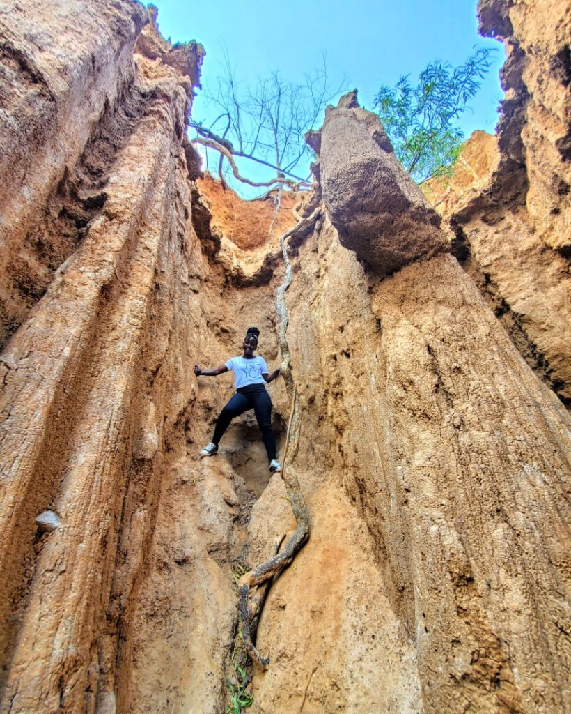 Climbing Malape Pillars