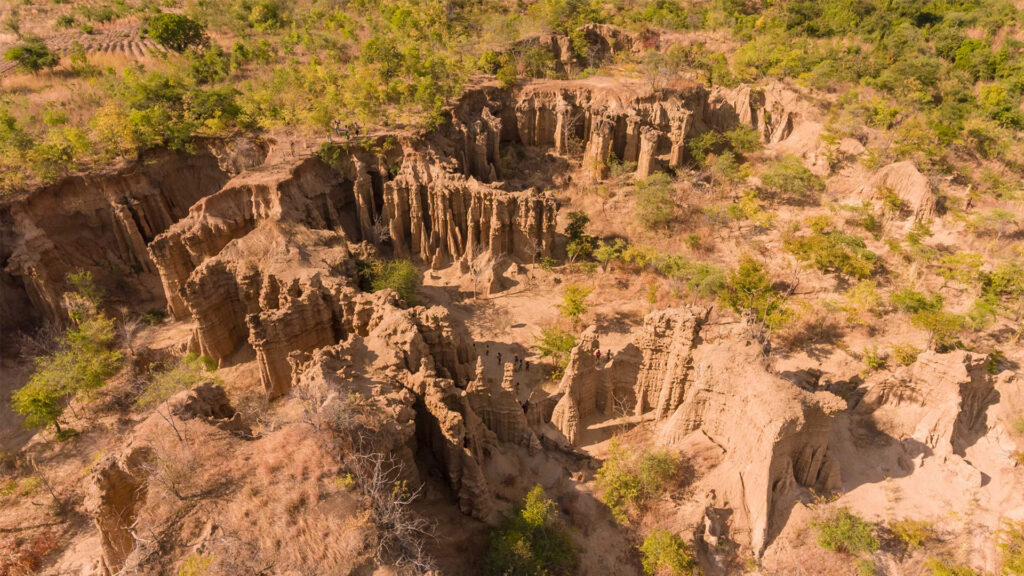 Skyview Of Malape Pillars