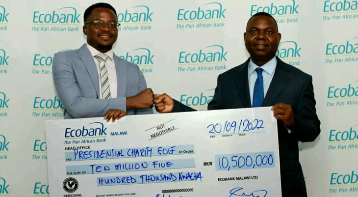 Presidential Charity Golf Initiative gets K10.5m from Ecobank - Malawi 24