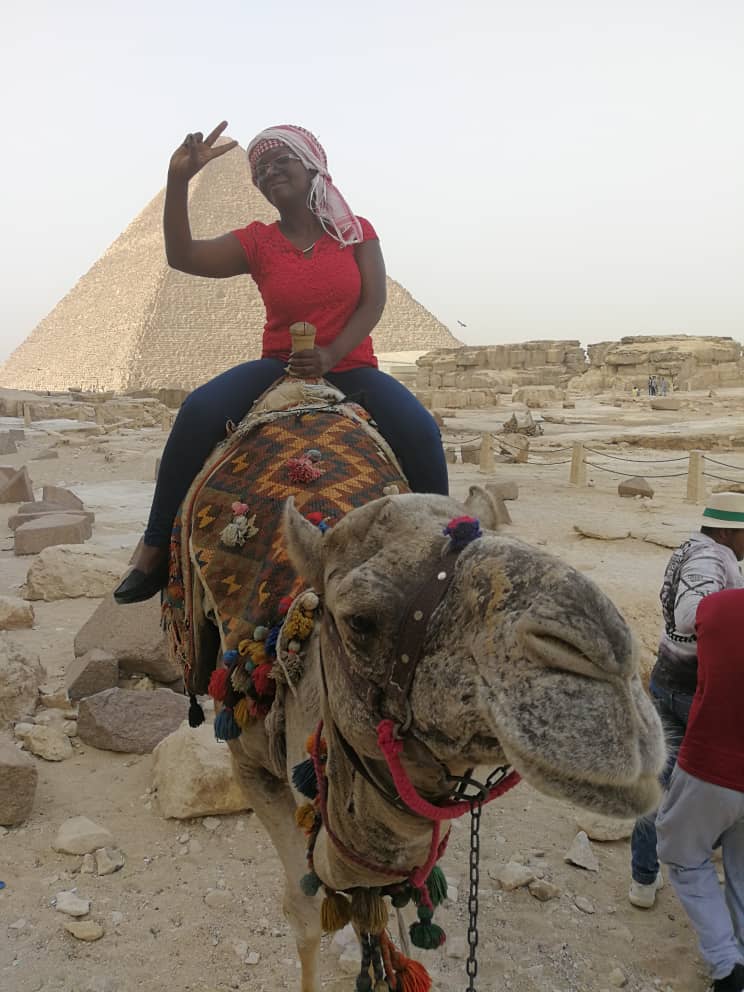 Martha Riding Camel