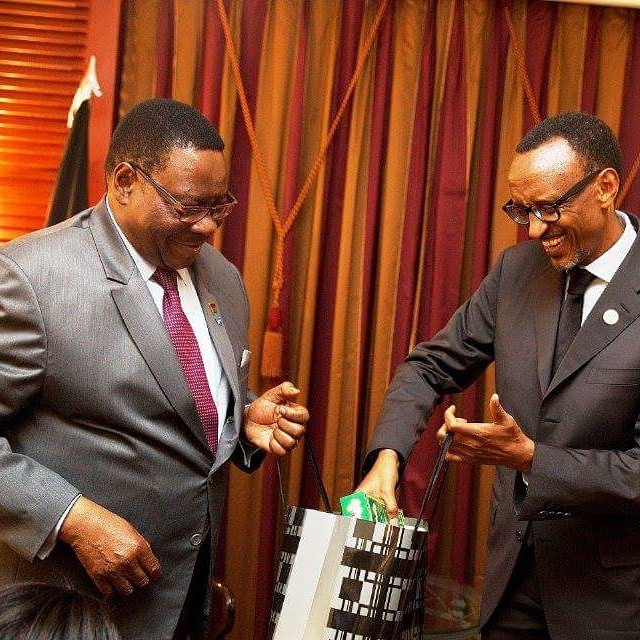 Peter With Rwanda President