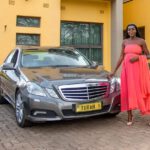 Pregnant Keturah Showing Her Mercedes Benz