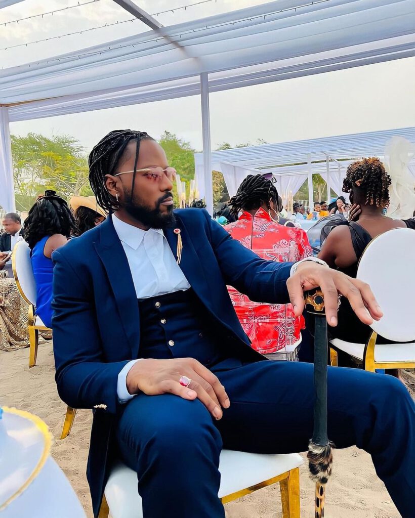 Tay Grin At Wedding