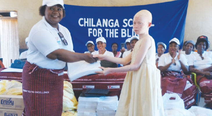 Women accountants donate K4m to school for the blind