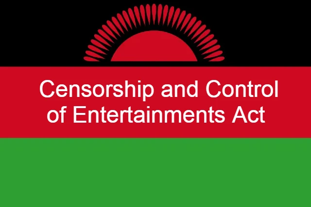 Censorship And Control Of Entertainments Act