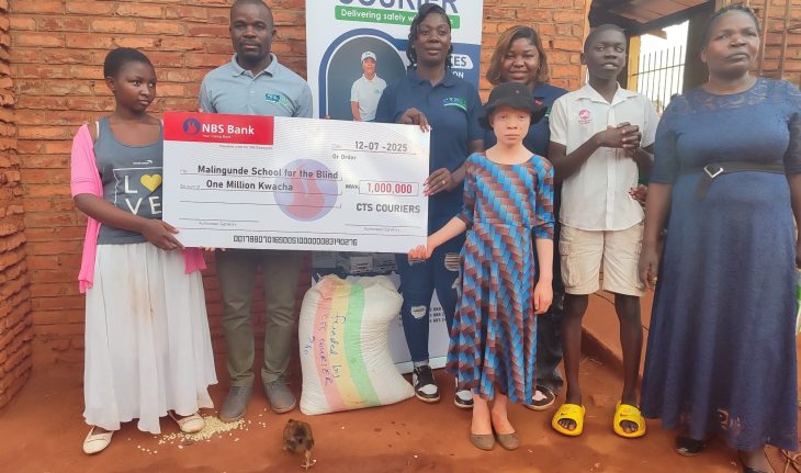 CTS Courier donates to Malingunde School for the Blind