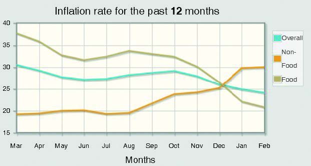 EIU sees annual average inflation surging to 29%